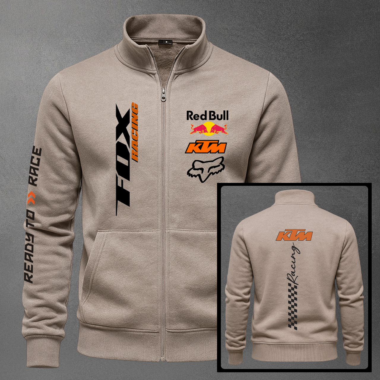 BUZO CUELLO ALTO MOTO KTM ESTAMPADO